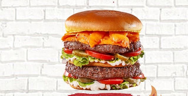 Mango Fire Beef Burger Sandwich