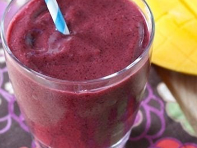 Mango With Berry Cocktail