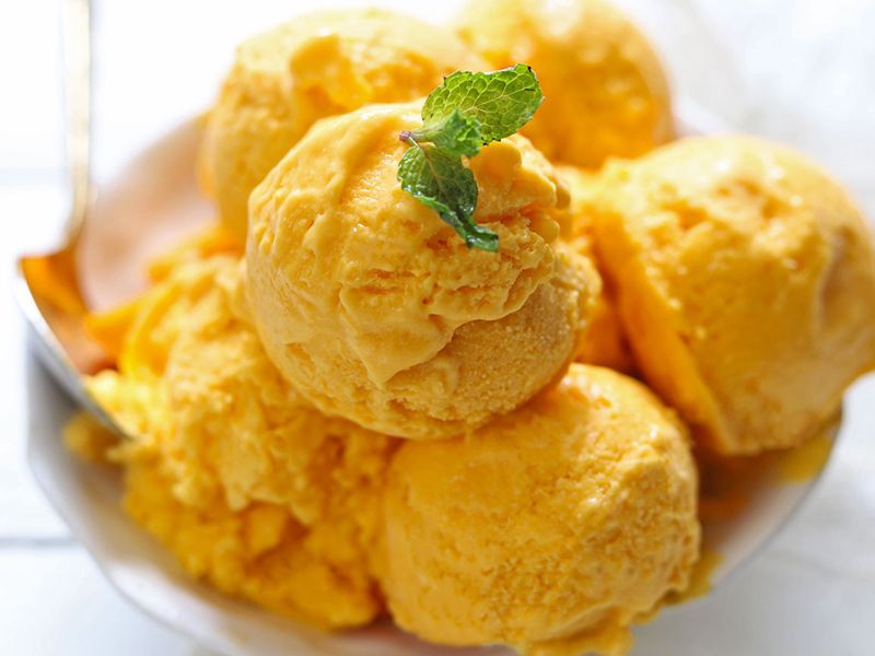Mango Ice Cream Cup