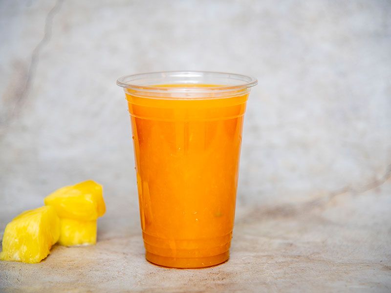 Mango With Pineapple Juice