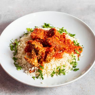 Egyptian Fatta With Roasted Meat