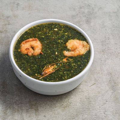 Molokhia With Shrimp