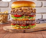 Mushroom Beef Burger Sandwich