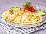 Mashed Potato With Boiled Eggs Sandwich