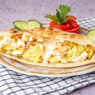 Potatoes with eggs