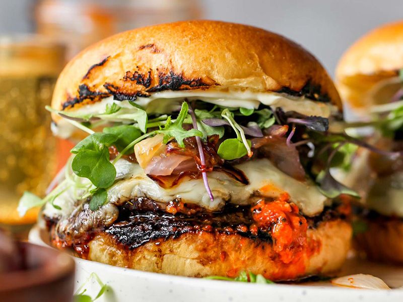 mushroom burger
