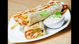 Lebanese Chicken Shawerma Saj Sandwich