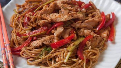 Meat Shawerma Pasta