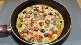 Omelette Pizza Sandwich