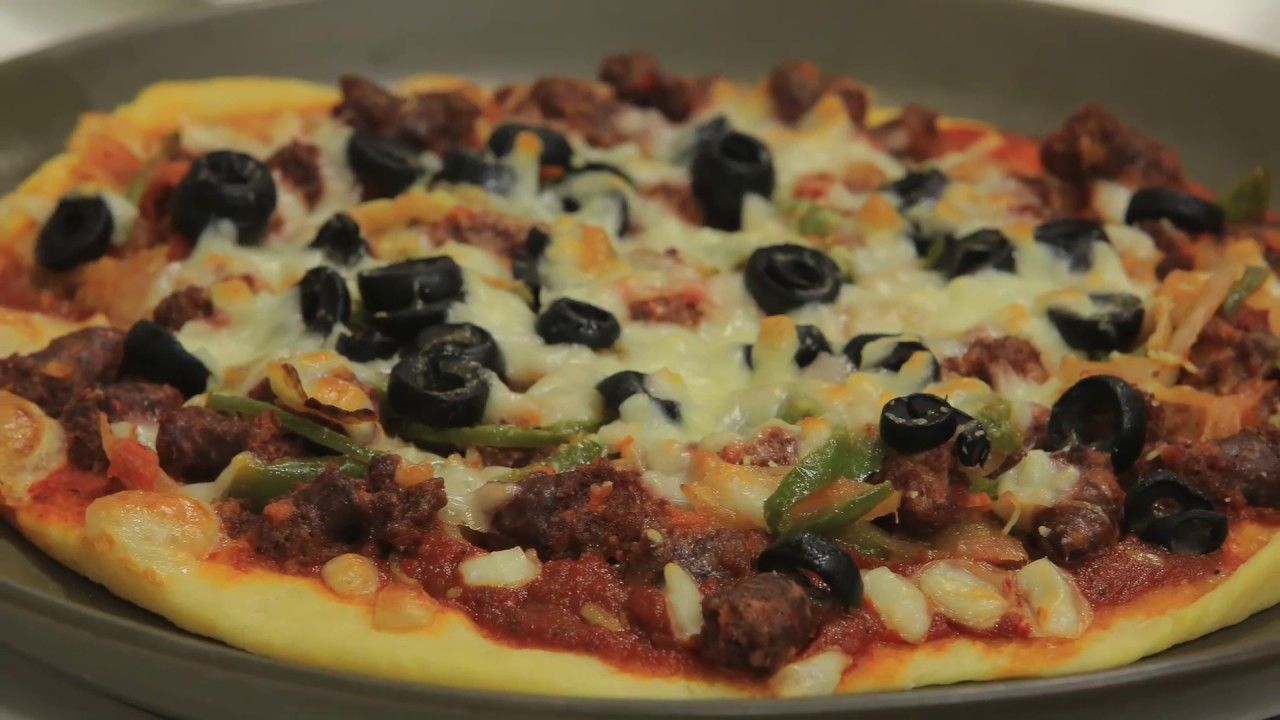 Oriental Sausage Pizza