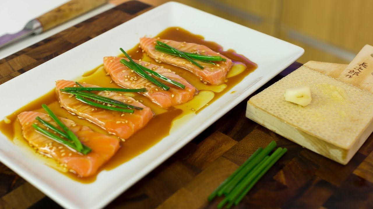 New Style Salmon Sashimi