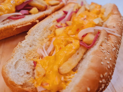 Mozzarella Potatoes Sandwich