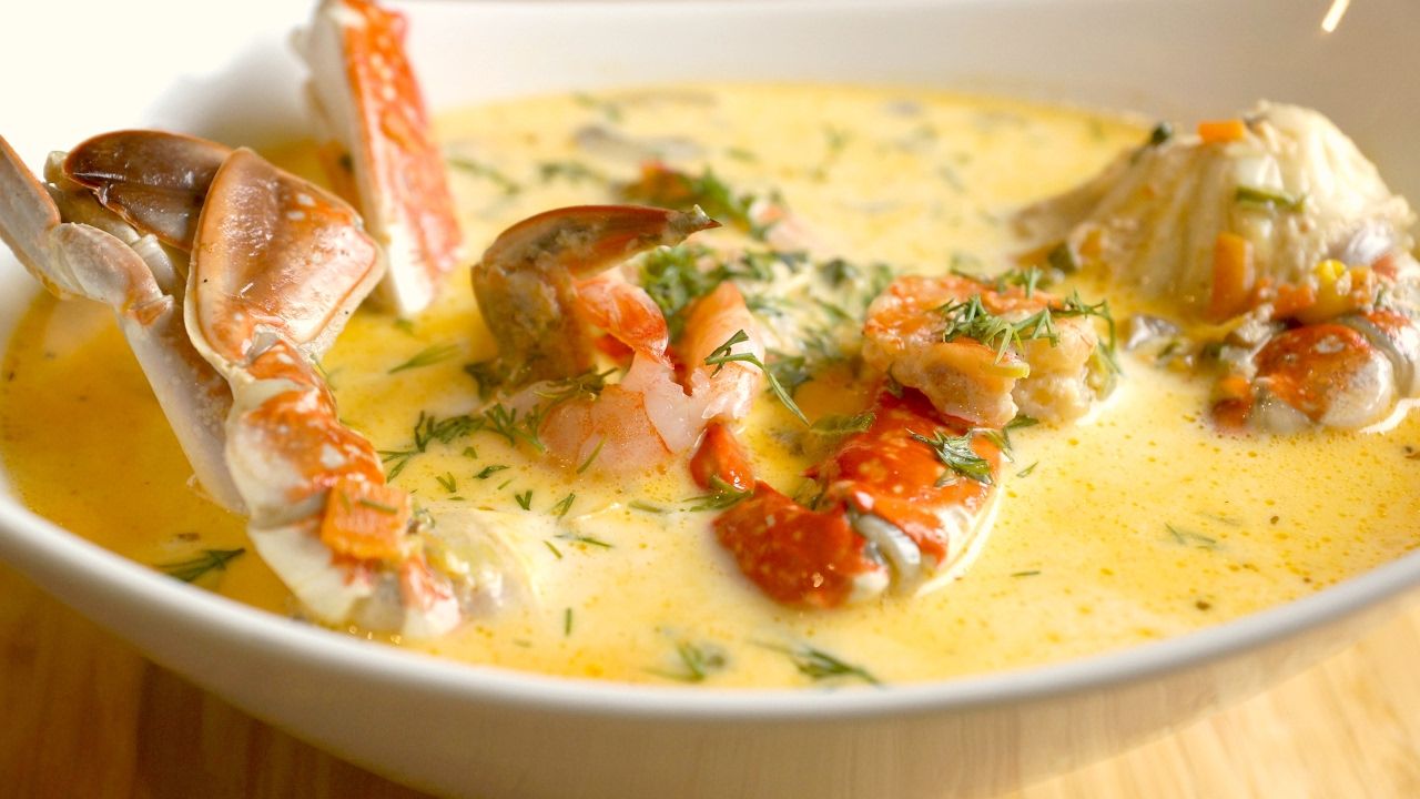 Peeled Seafood Soup