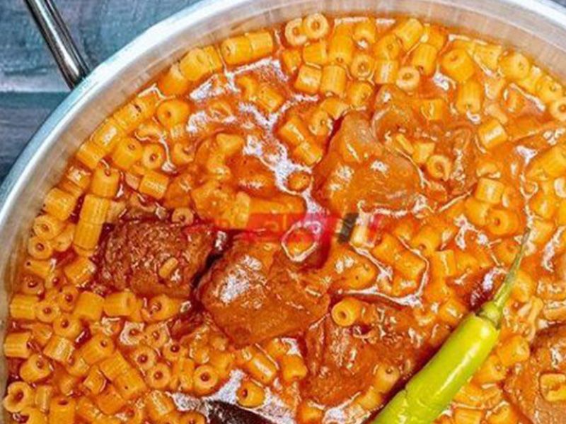 mebakbaka Pasta with Meat