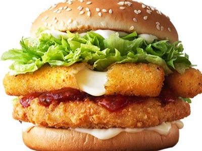 Boom Cheesy Chicken Burger Sandwich