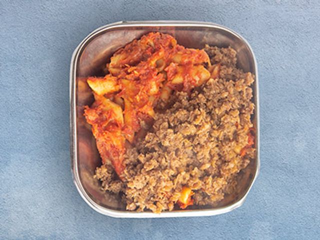 Meat With Pasta Casserole