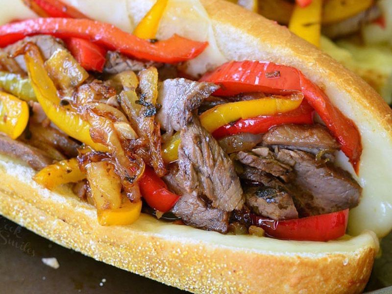 Meat Fajita Sandwich