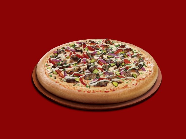 meat shawarma Oriental pizza