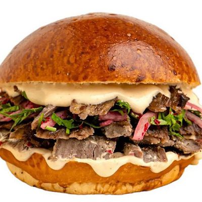 meat shawarma bun