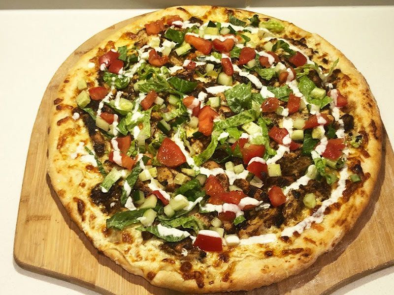 Meat Shawerma Pizza