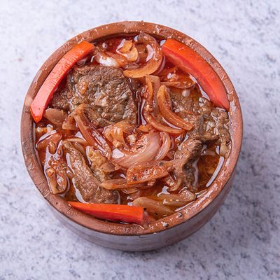 Onion Casserole With Meat
