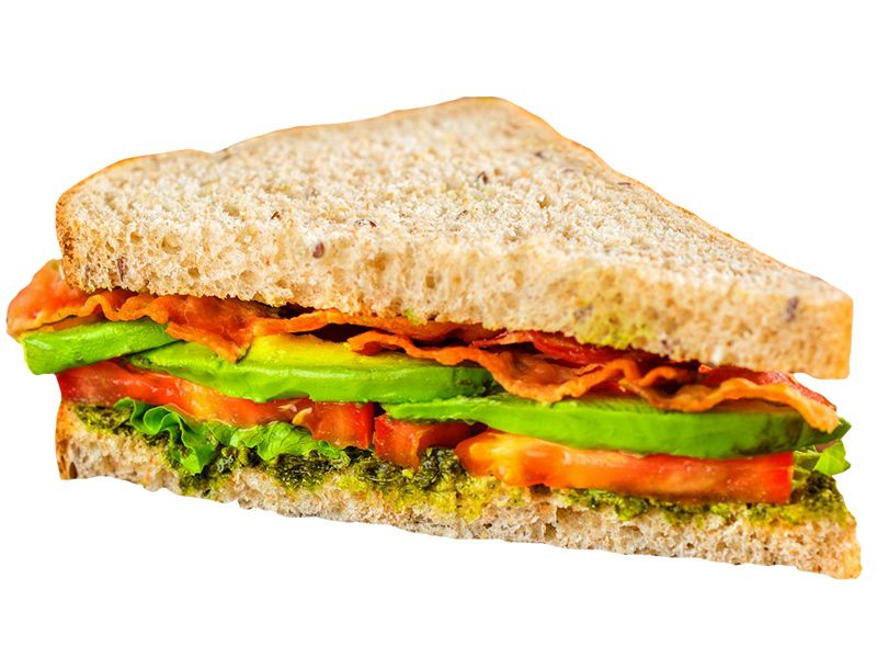 Vegetarian Mediterranean Sandwich