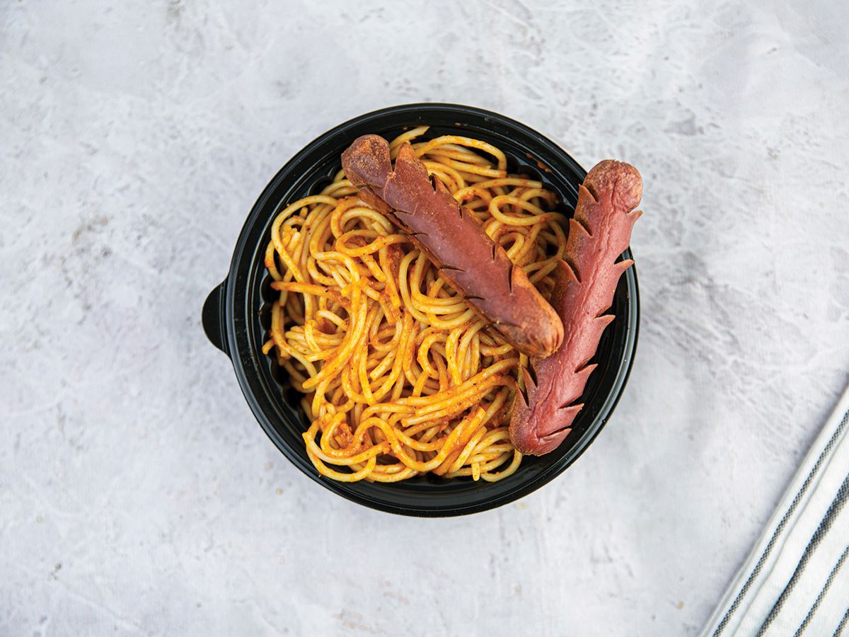 Pasta With Hot Dog