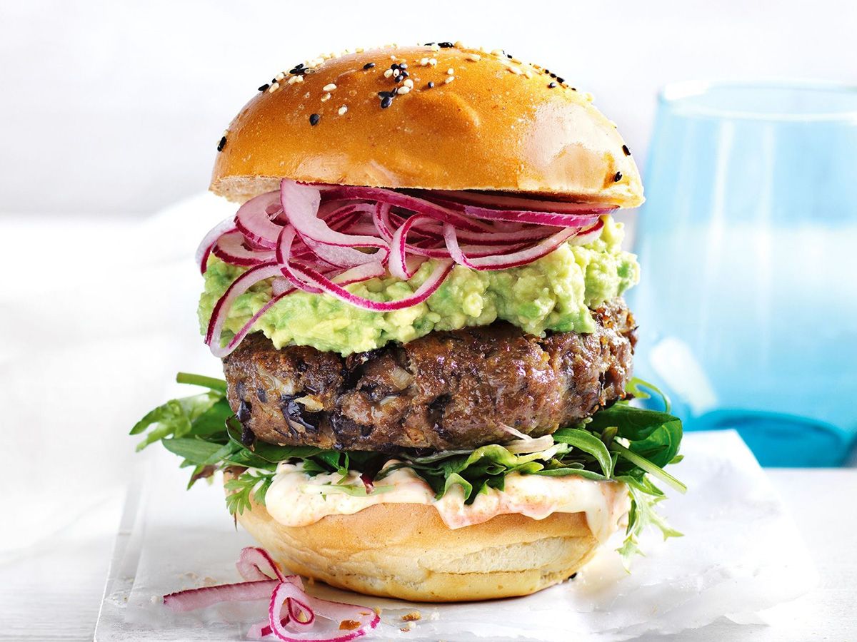 Mexican Beef Burger