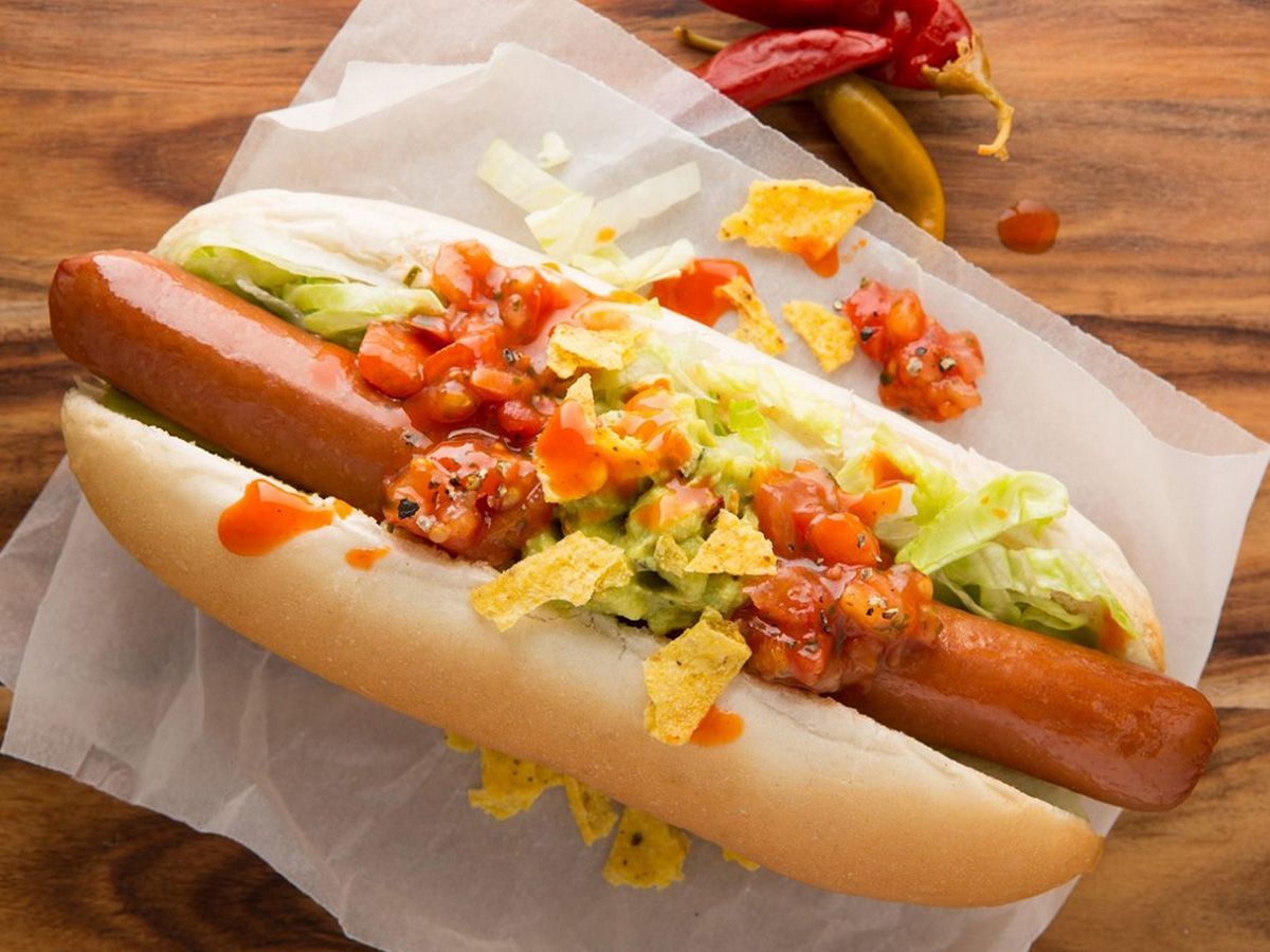 Medium Mexican Hot Dog Sandwich