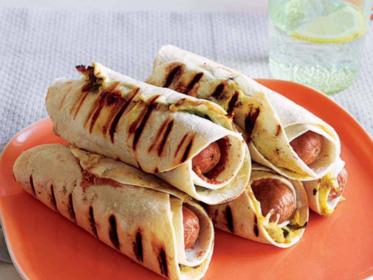 Mexican Hot Dog Wrap Sandwich
