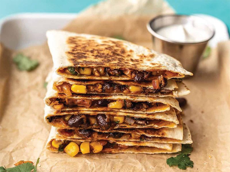Mexican Hot Dog Quesadilla
