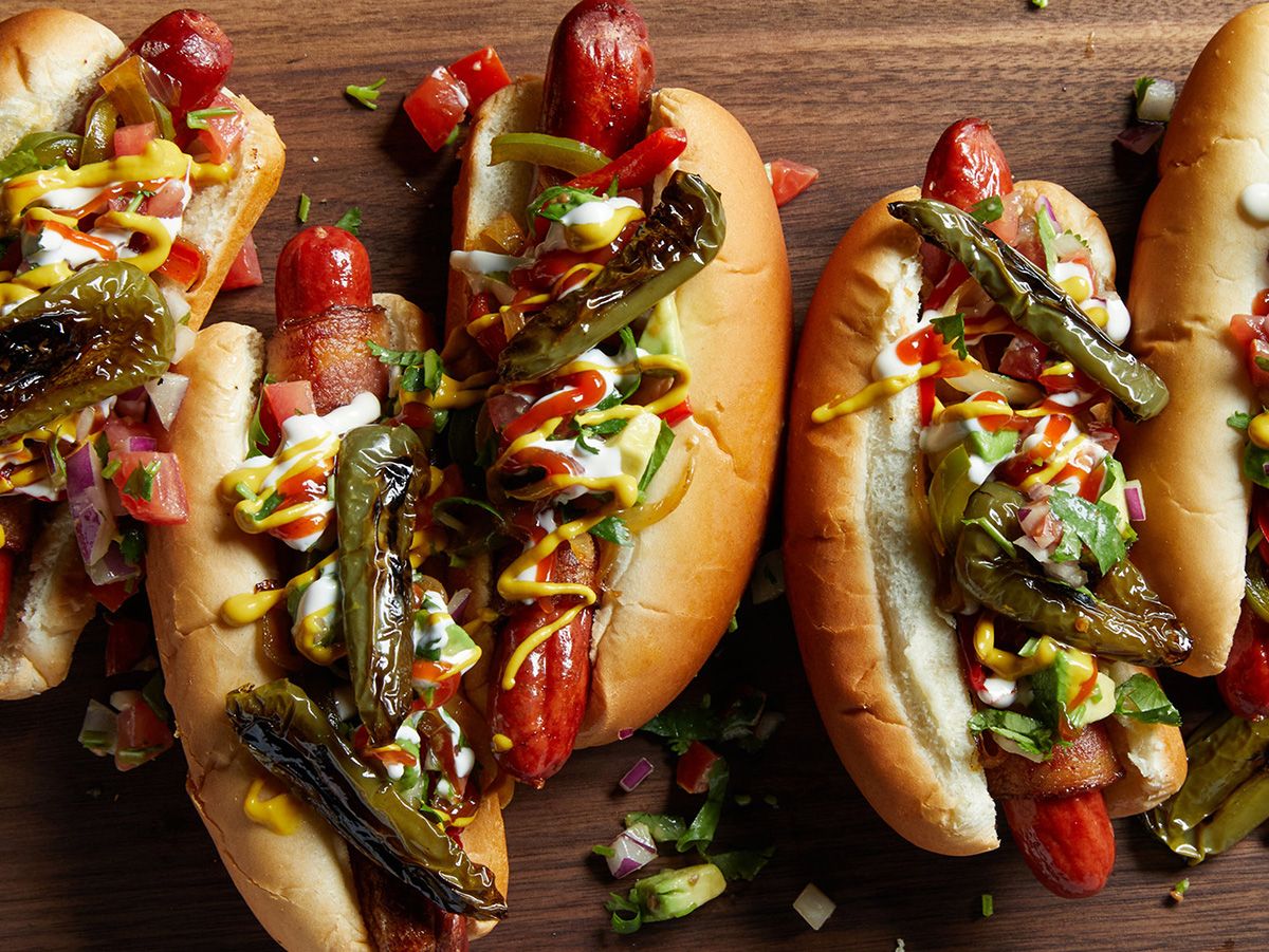 Large Mexican Hotdog Sandwich