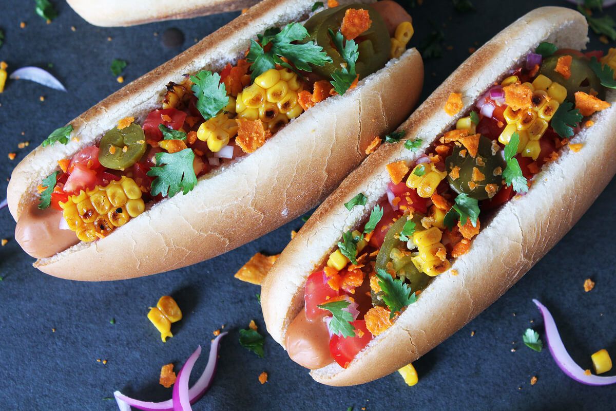 Mexican Hot Dog Sandwich