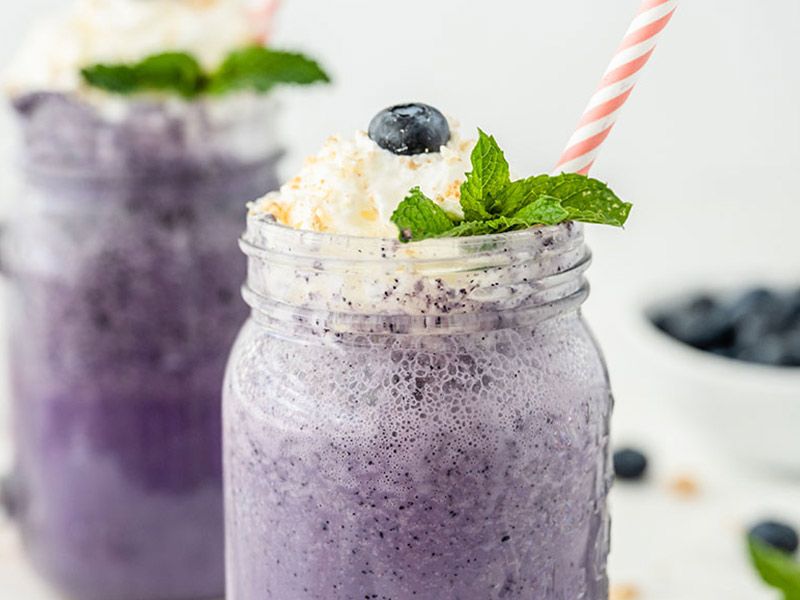 Blueberry Milkshake