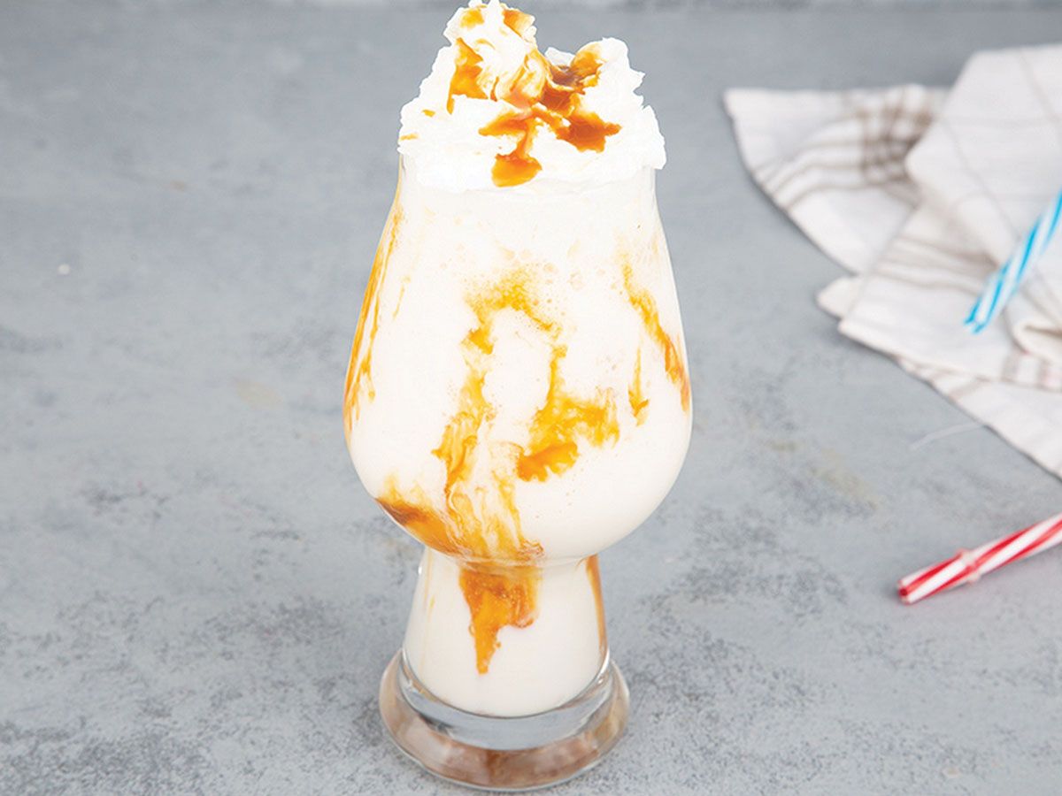 Caramel milkshake