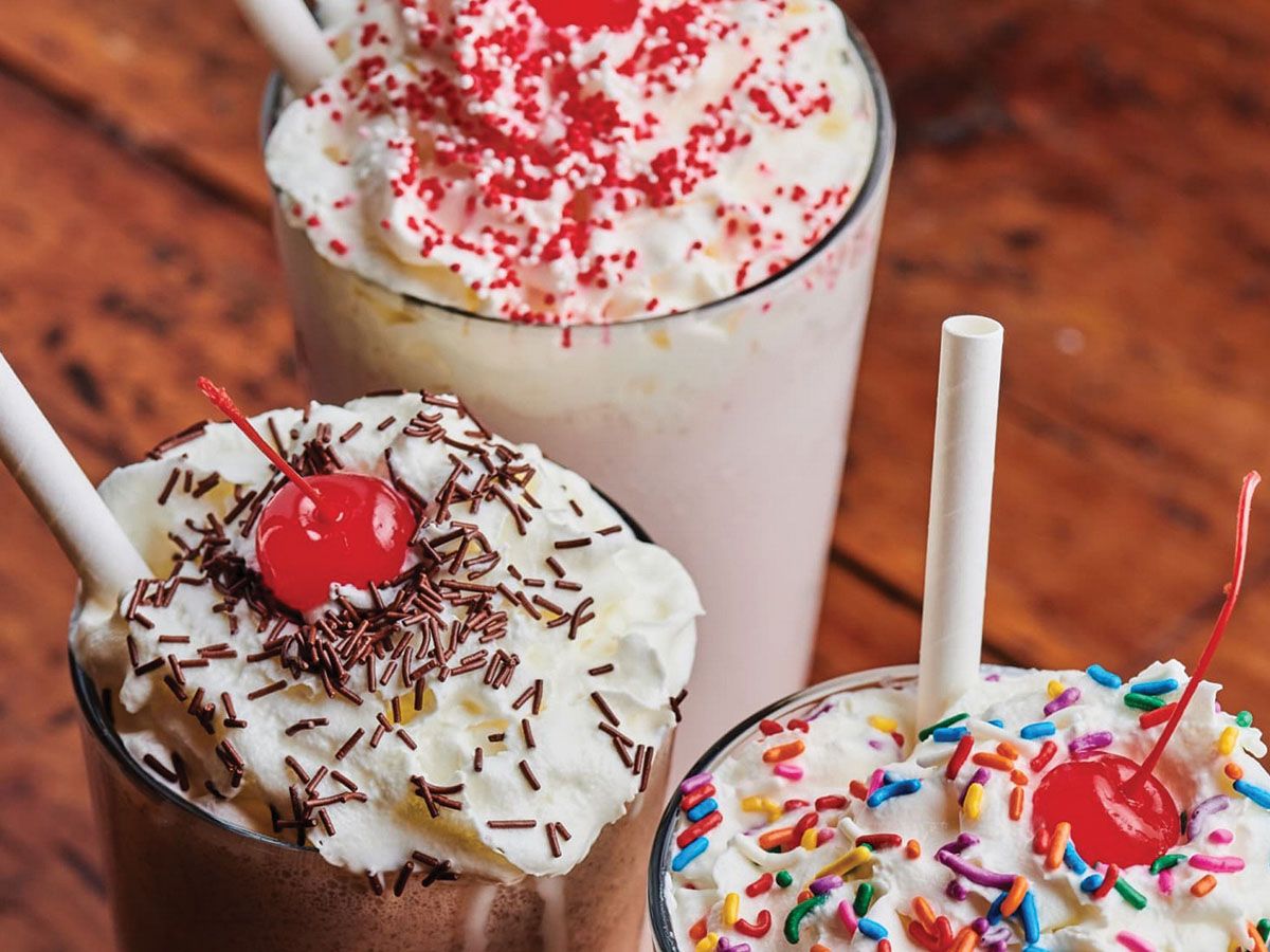 Cherry milkshake