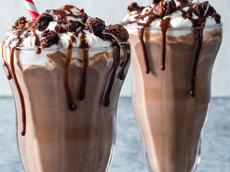 Chocolate milkshake