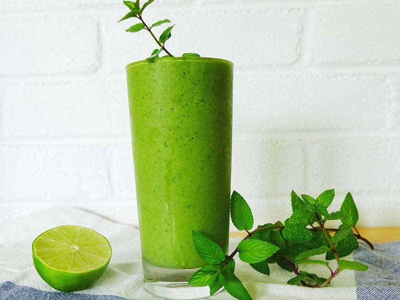 Lemon And Mint Milkshake