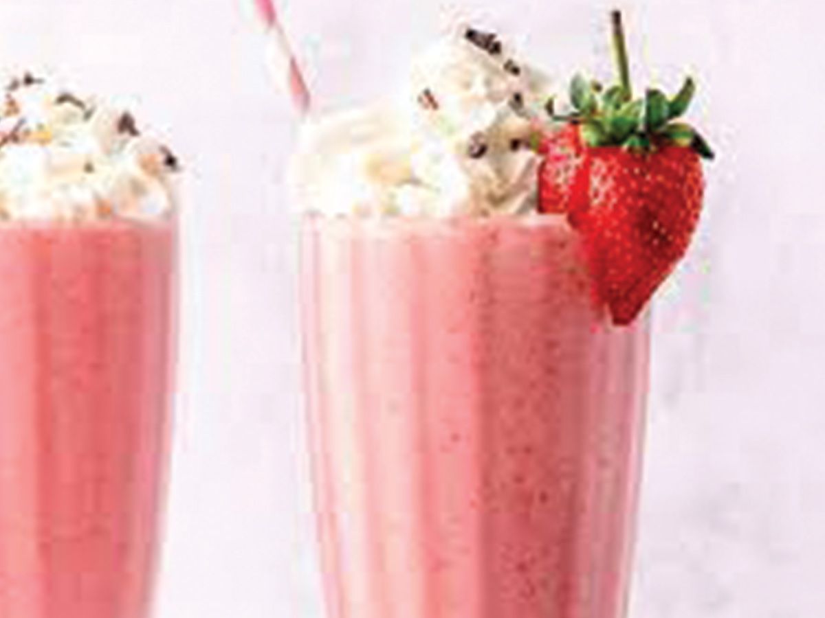 strawberry milkshake