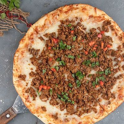 minced meat pizza