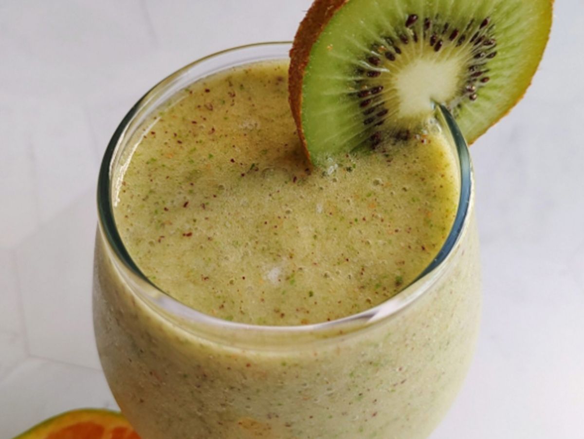 Fresh Mint kiwi Juice
