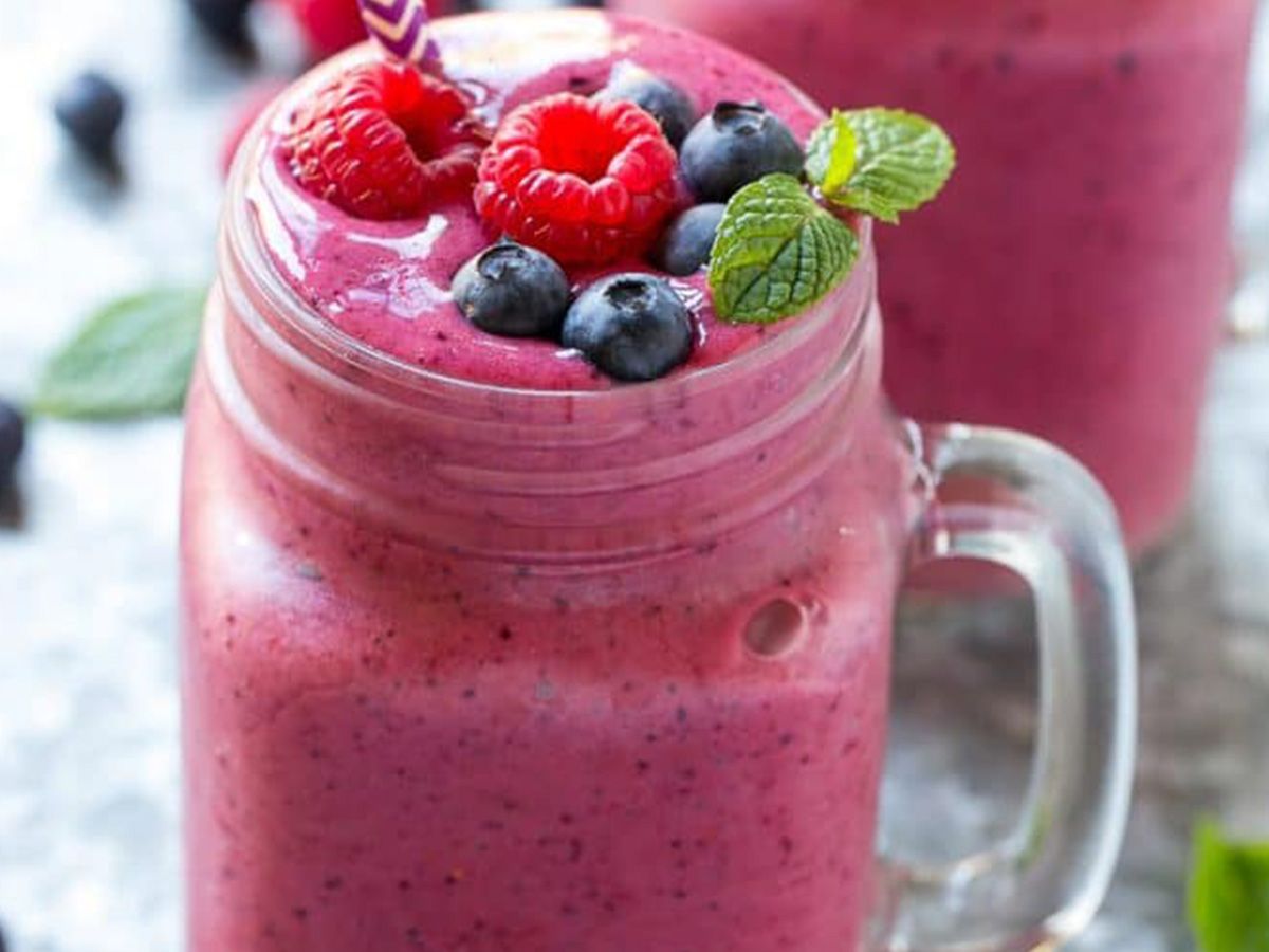 mix berry smoothie