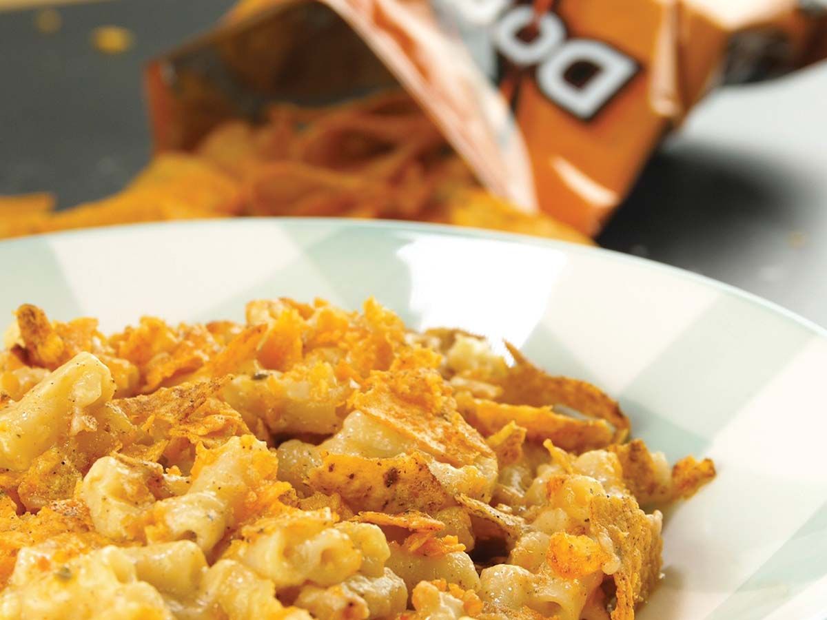 Mix Cheese with doritos Pasta
