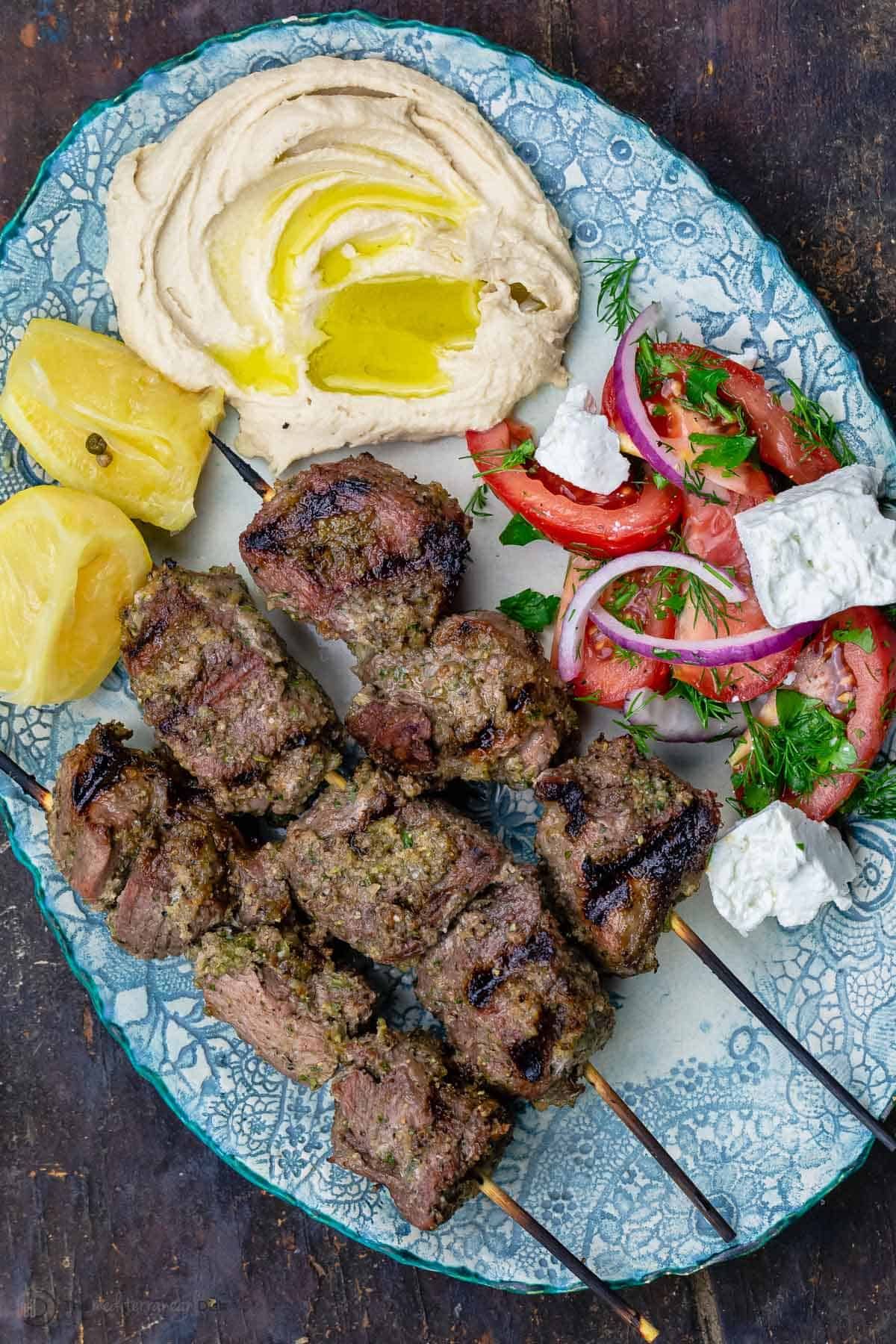 Grilled Lamb Sausage On The Grill