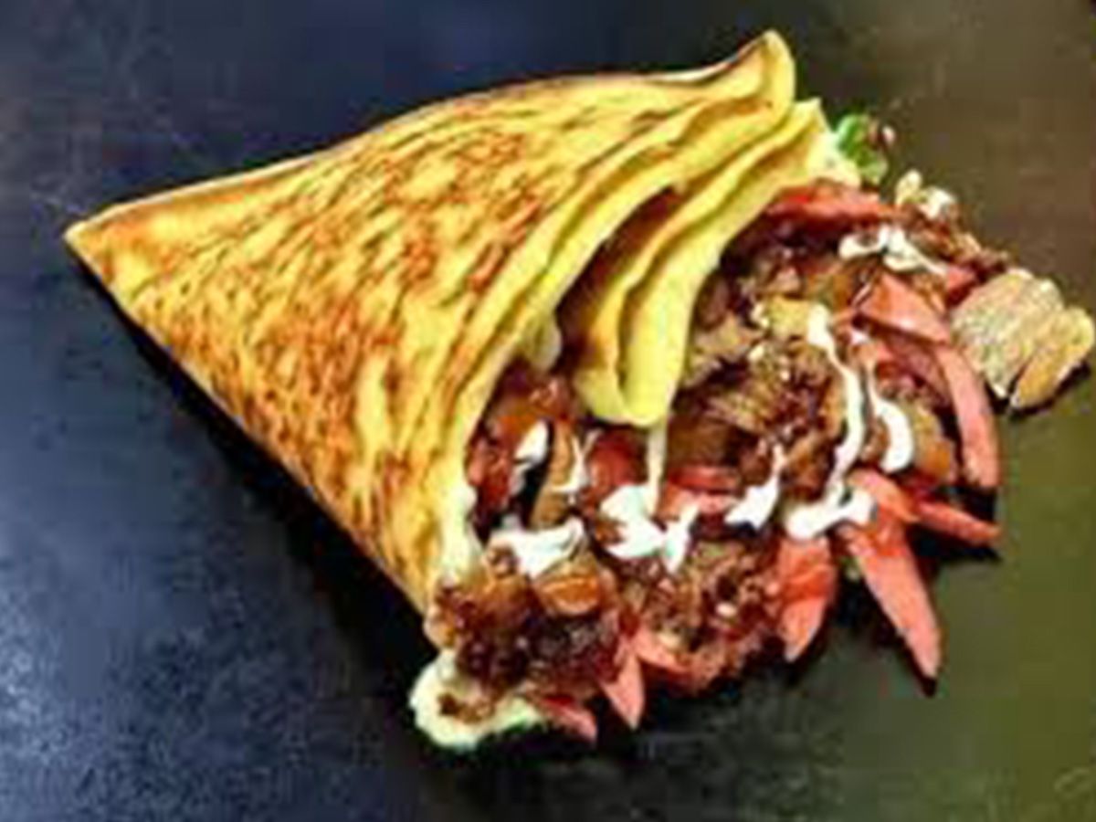 mix meat Crepe