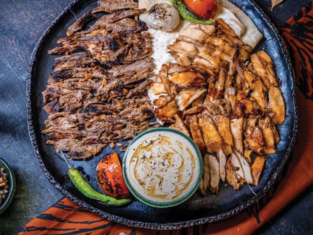 Mix Shawerma Platter Chicken And Meat