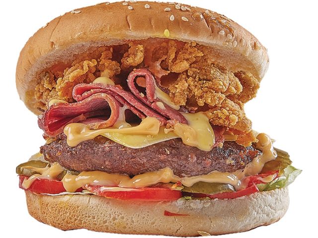 Mexican Beef burger