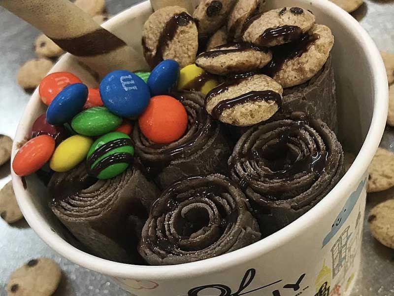 M&M's Chocolate Ice Cream