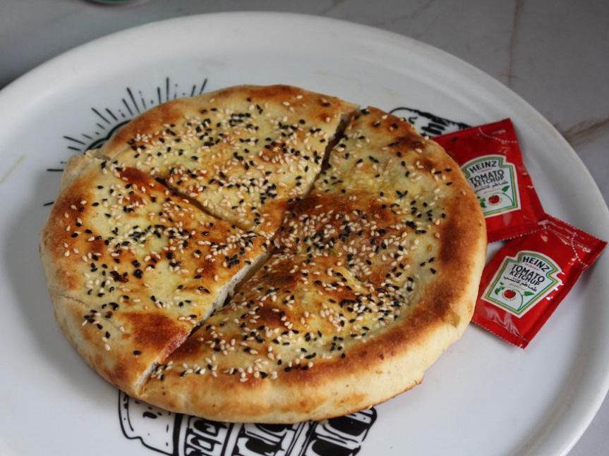 Sausage With Mozzarella Cheese Hawawshi.