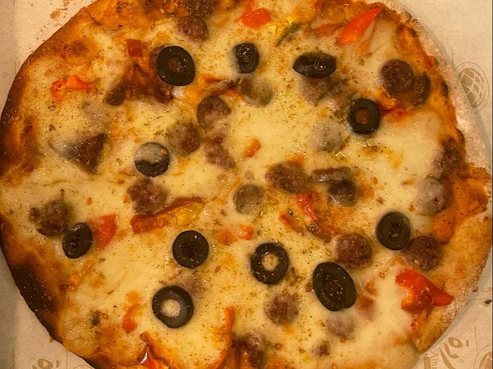 Oriental Sausage Pizza